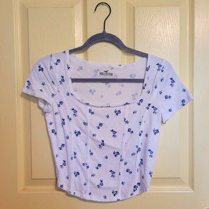 Hollister Floral Baby Tee